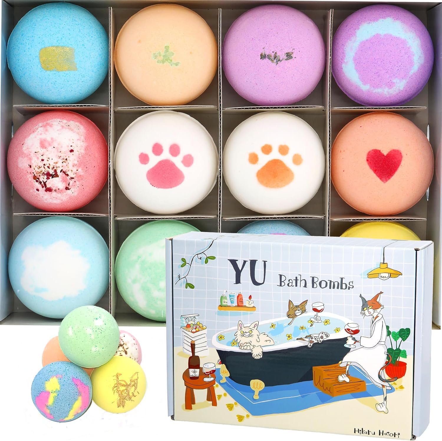 YU Bath Bombs Blue