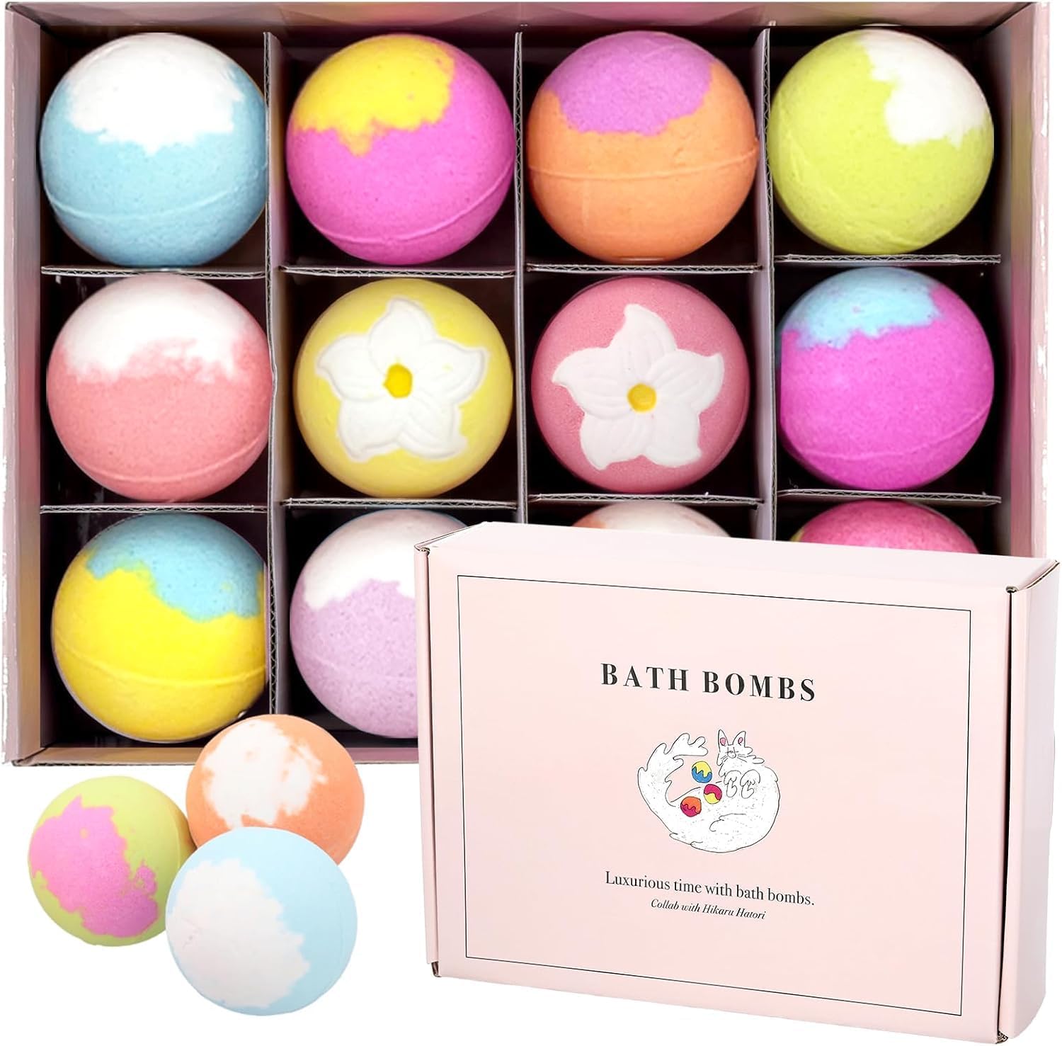 YU Bath Bombs Dusty Pink